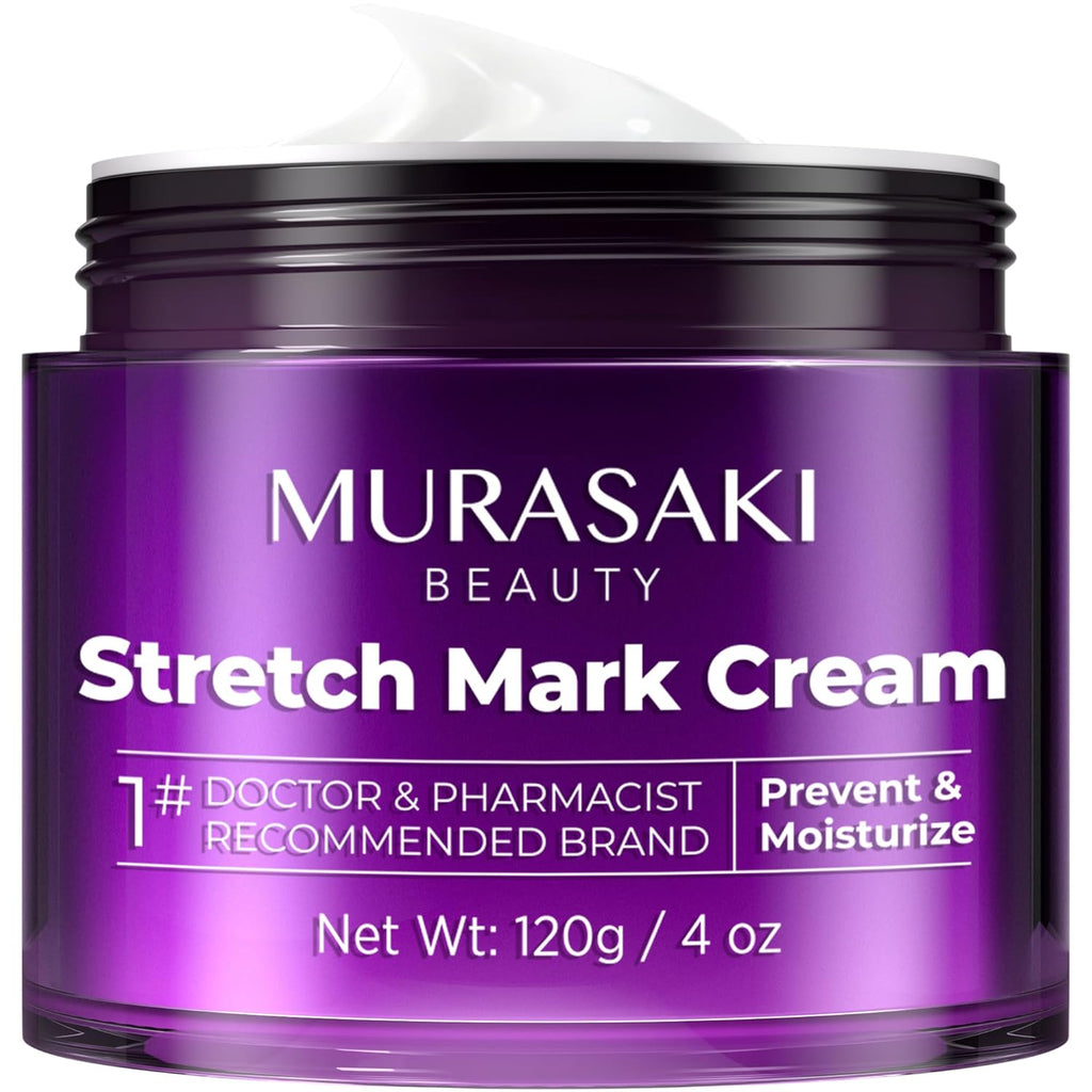 Stretch Mark Cream Prevention for Pregnancy - Maternity Cream for Stretch Marks Removal | Nourishing Formula – Prevents Stretch Marks & Improves Elasticity - 4 oz (120g) (4 oz (120g))