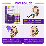 MURASAKI BEAUTY Piercing Bump Solution Oil, 1.06 fl oz, Aftercare Treatment