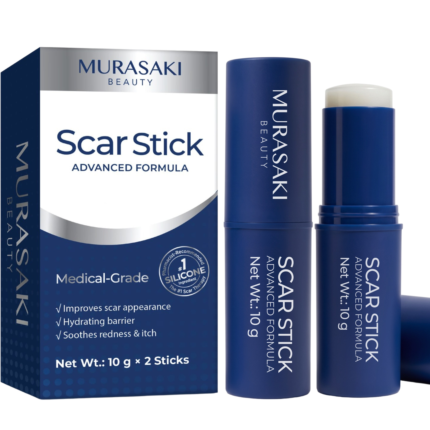 Advanced 100% Silicone Scar Stick