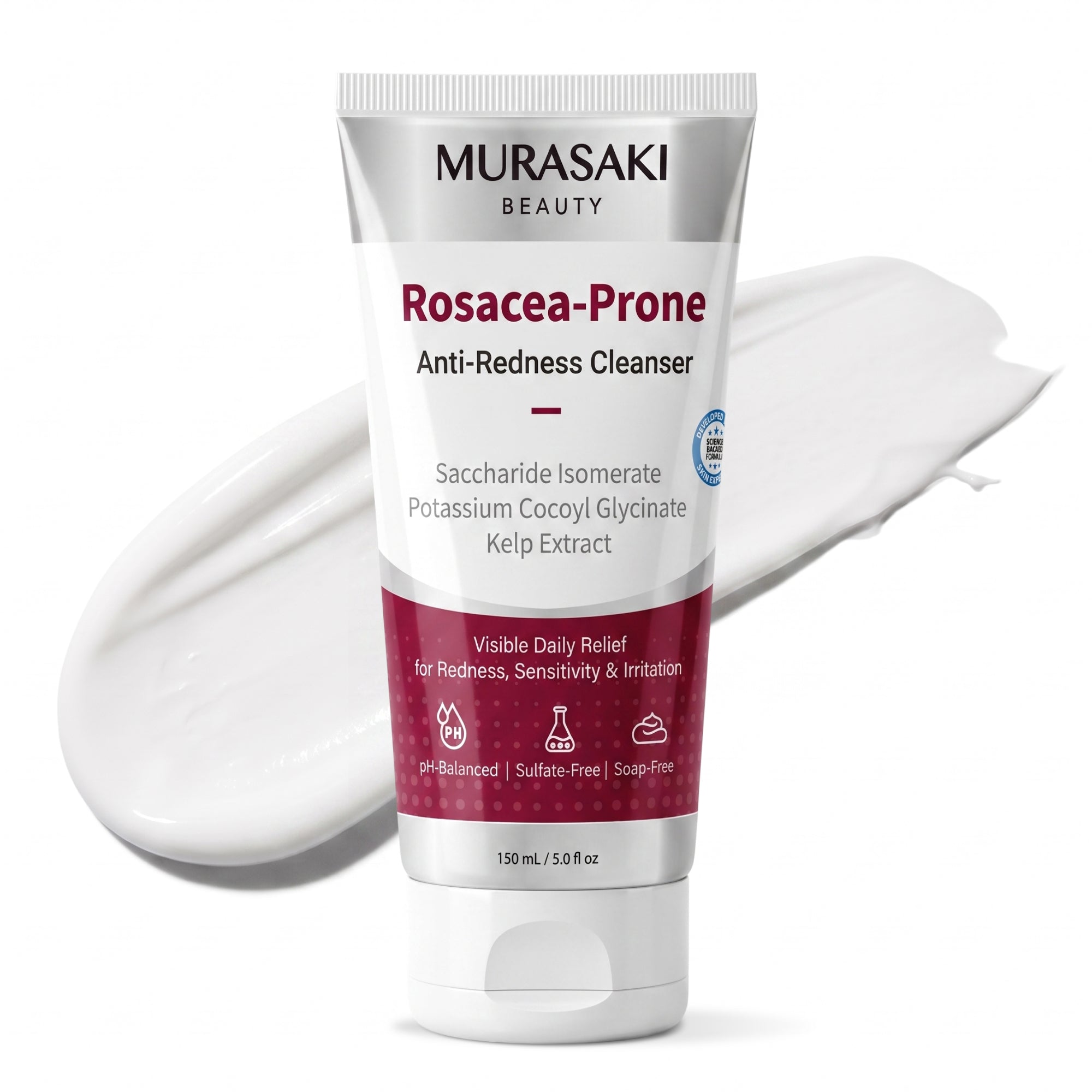 Rosacea Treatment for Face Anti-Redness Cleanser 150 mL / 5.07 fl oz