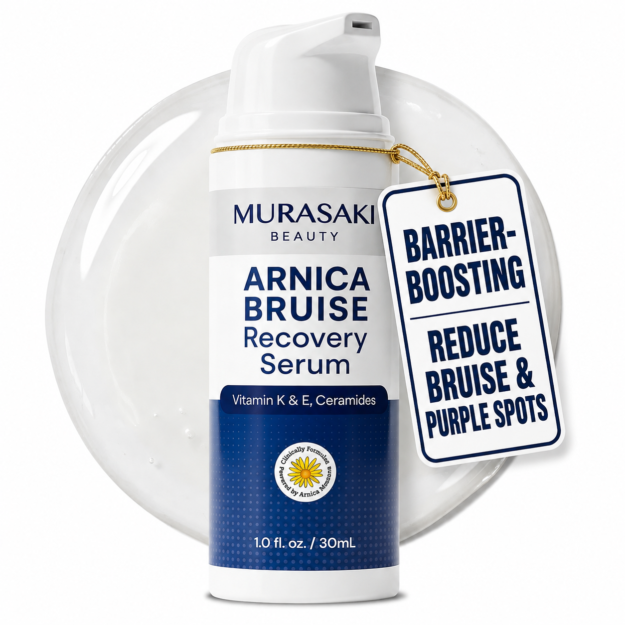 Arnica Bruise Defense & Repair Serum – Fast Healing – Enriched with Arnica Montana, Vitamins K & E and Ceramides – Suitable for Thin, Fragile & Sensitive Skin